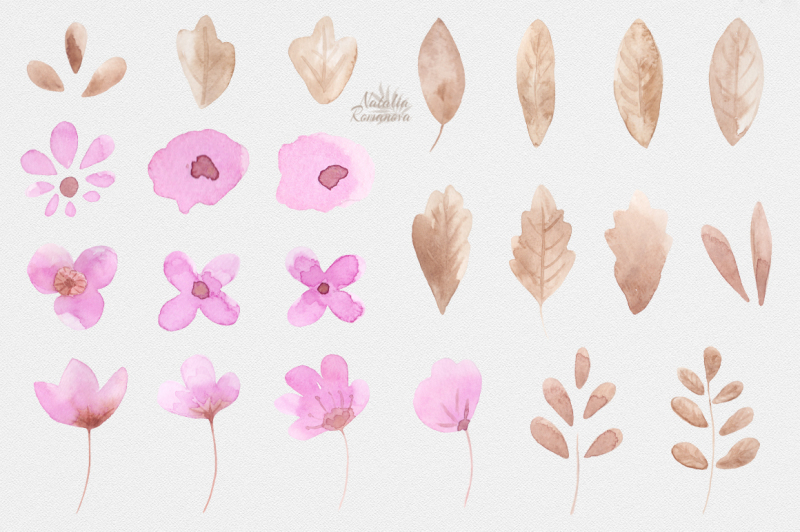 flower-fuchsia-watercolor