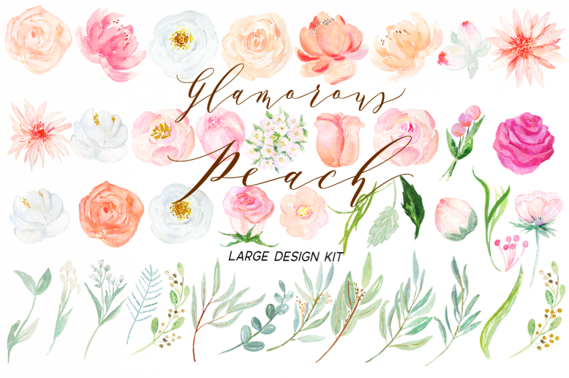 glamorous-peach-peonies-watercolor-clipart