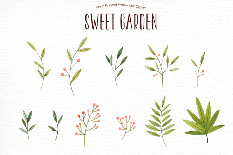 sweet-garden-watercolor-clipart