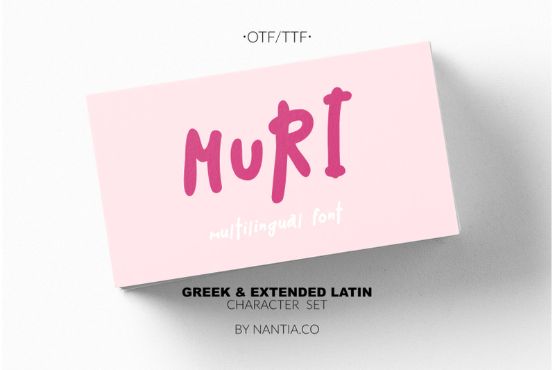 muri-the-handcrafted-font