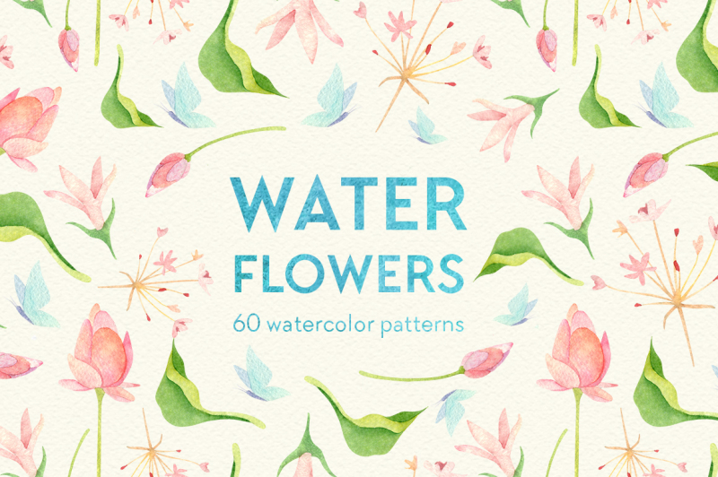 wetland-floral-watercolor-patterns