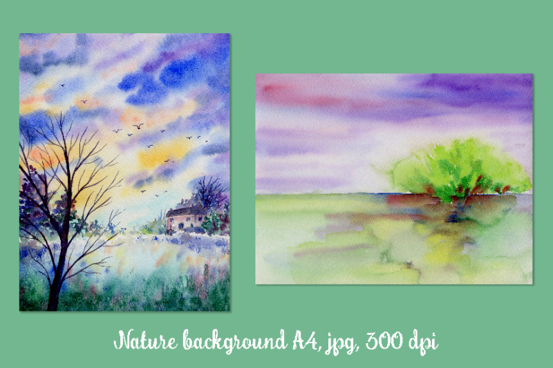 watercolor-nature-background-wild