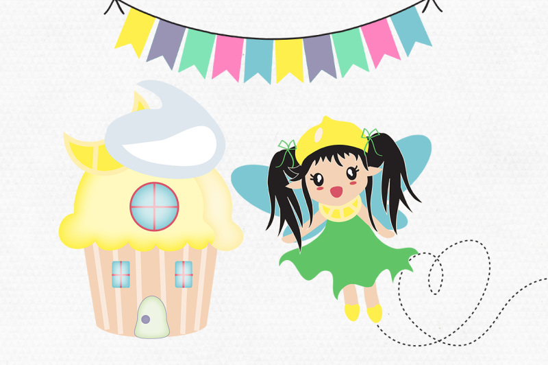 cute-cupcake-house-fairy-clipart-graphic-bundle