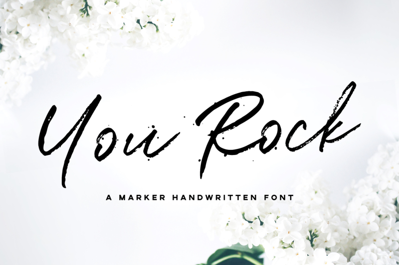 you-rock-handwritten-font