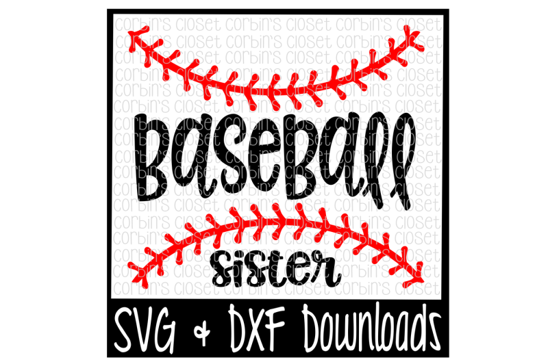 Baseball Sister Svg Cut File By Corbins Svg Thehungryjpeg 