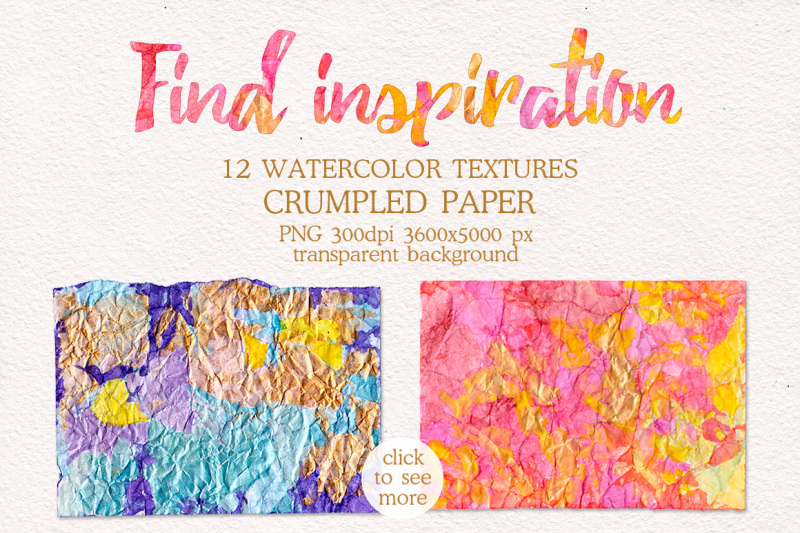 watercolor-rainbow-textures-on-crumpled-paper