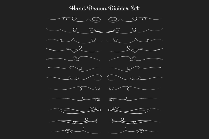 hand-drawn-divider-set