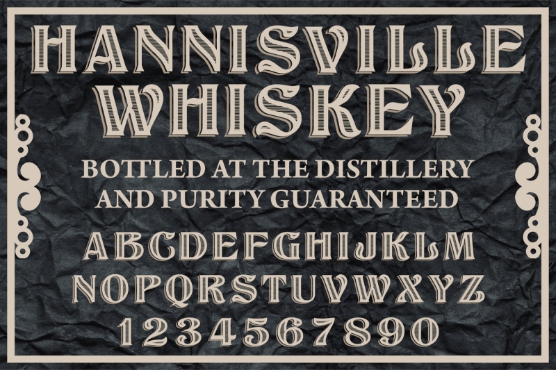 hannisville-whiskey-vector-typeface