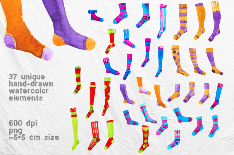 watercolor-socks-collection