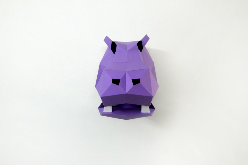 diy-hippo-head-trophy-3d-papercrafts