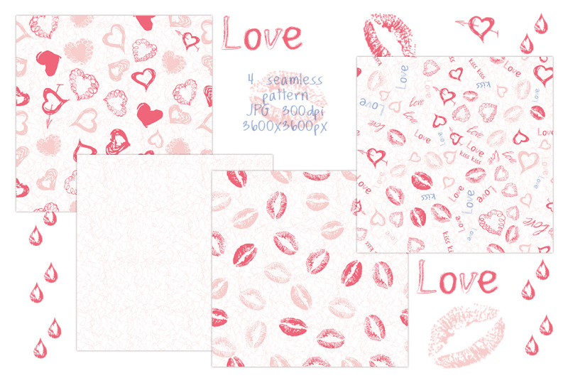 love-set-hearts-kisses-frames-doodle-clip-art-romantic-collection