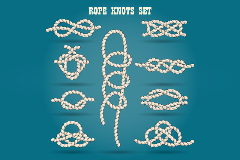 rope-knots-set