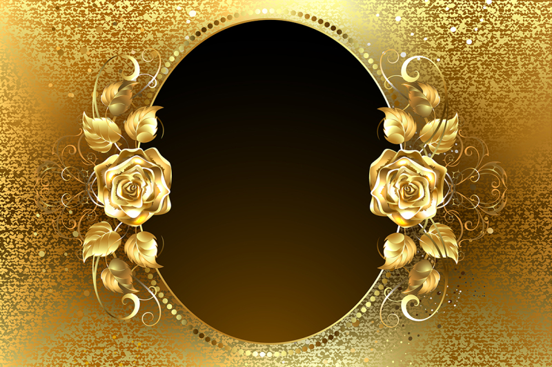 oval-banner-with-golden-roses
