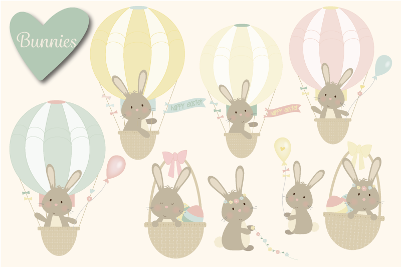 bunnies-in-baskets-clipart
