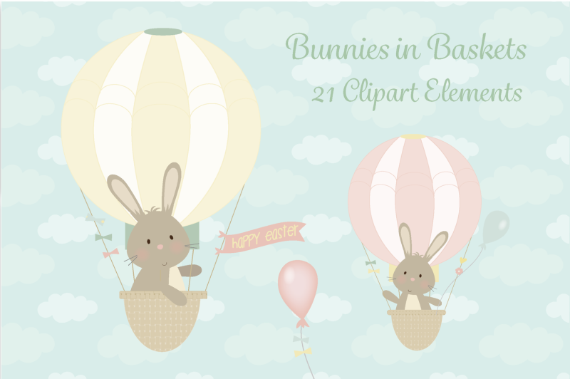 bunnies-in-baskets-clipart
