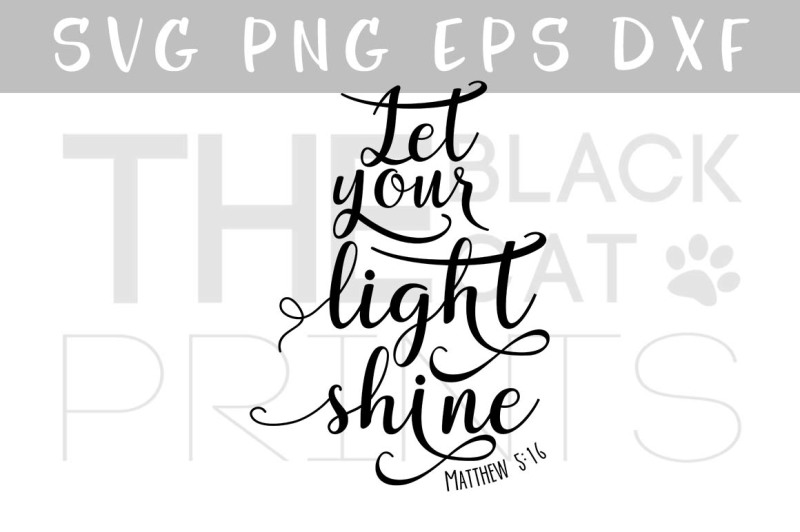 let-your-light-shine-bible-verse-vector-svg-eps-png-dxf-matthew-5-16