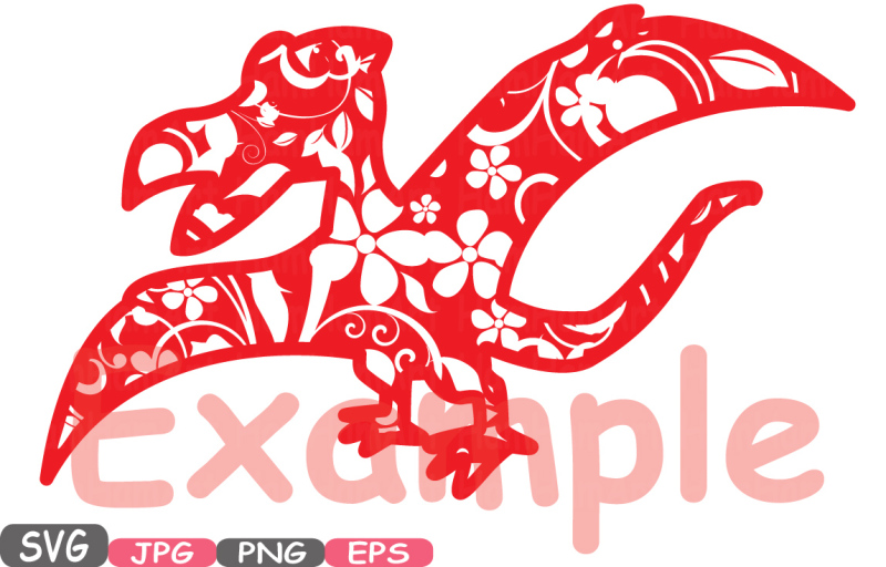 dinosaur-dinos-floral-pack-mascot-flower-monogram-cutting-files-svg-silhouette-school-clipart-illustration-eps-png-zoo-vector-462s
