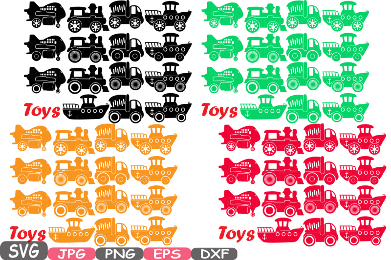 Download Toys Machine Silhouette SVG file Cutting files Dump Trucks ...
