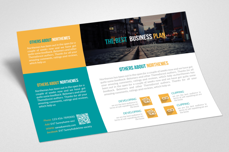 horizontal-business-corporate-agency-flyer