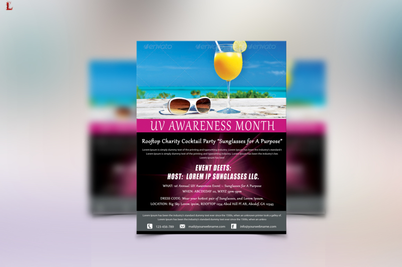 sunglasses-awareness-flyer-template
