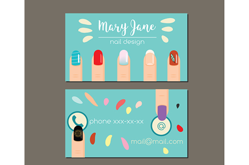 business-card-design-template-flyer-for-manicure-salon-nail-studio-artist