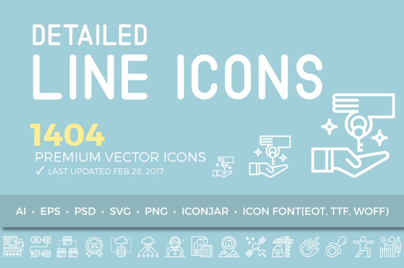 linesen-detailed-line-icons-collection