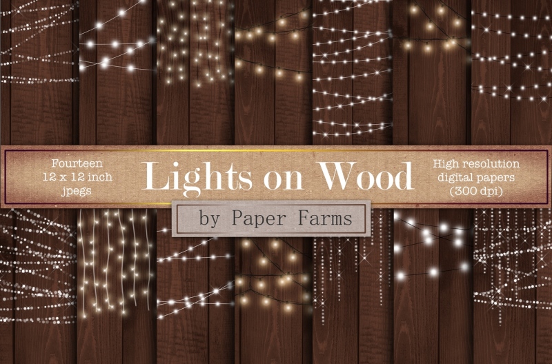 lights-on-wood