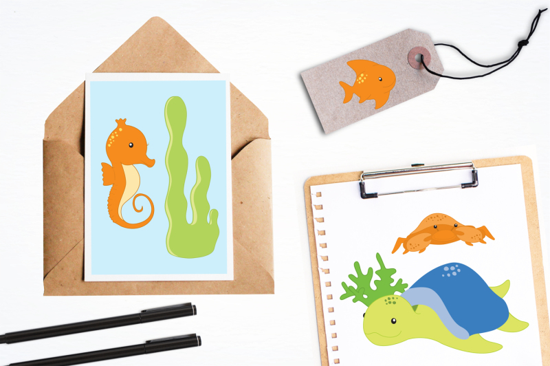 sea-creatures-boys-graphics-and-illustrations