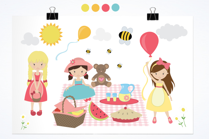summer-picnic-graphics-and-illustrations