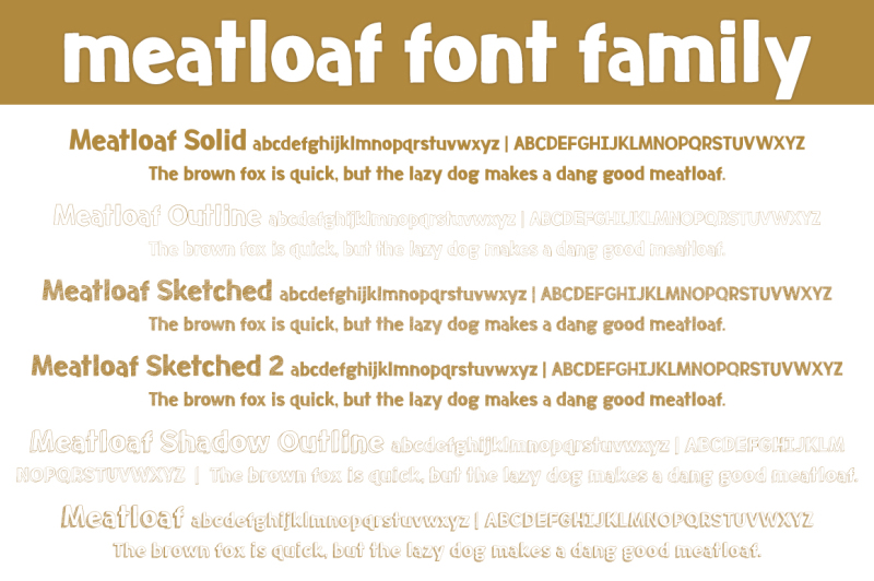 meatloaf-font-family