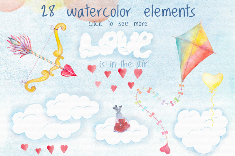 romantic-watercolor-set-love-is-in-the-air