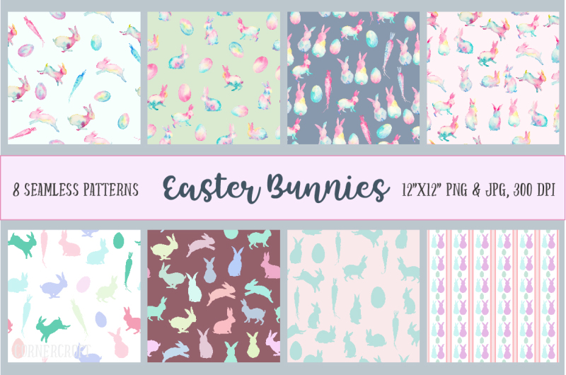 watercolor-easter-bunnies