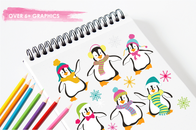 christmas-penguins-graphics-and-illustrations