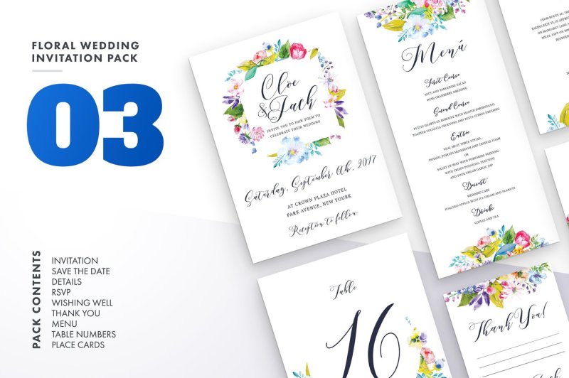 floral-wedding-invitation-set-3