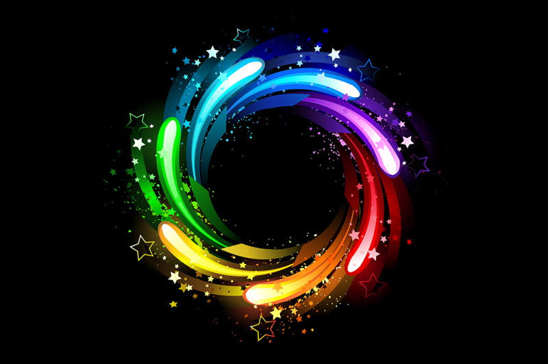 round-rainbow-banner