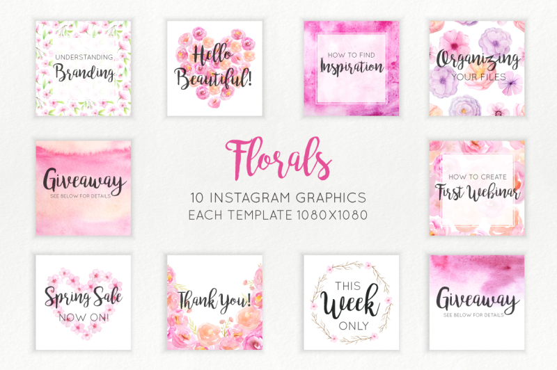 florals-social-media-graphics