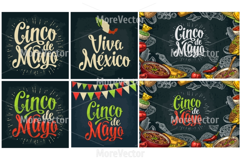 cinco-de-mayo-lettering-and-mexican-traditional-food