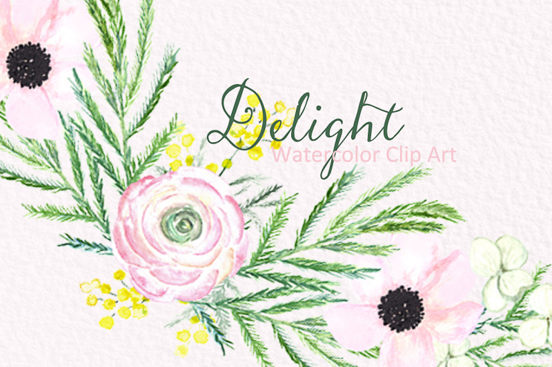 spring-flowers-delight-clipart