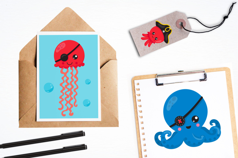 octopus-pirate-illustrations-and-graphics