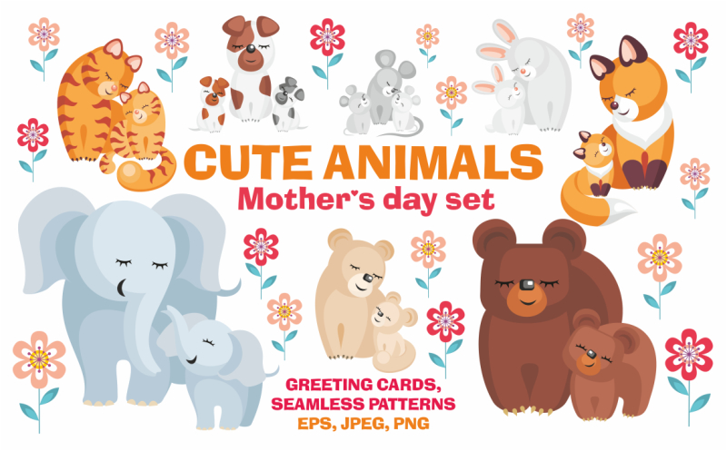 cute-animals-mother-s-day-set