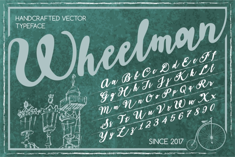 handcrafted-vector-typeface-wheelman