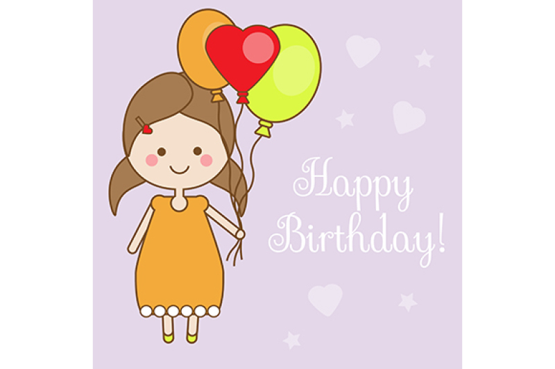 cute-smiling-little-girl-holding-balloons-shappy-birthday-greeting-card-design-template-vector-illustration