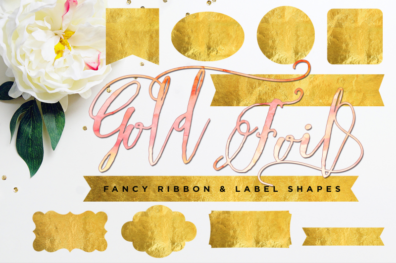 gold-foil-ribbon-and-label-or-frame-shapes
