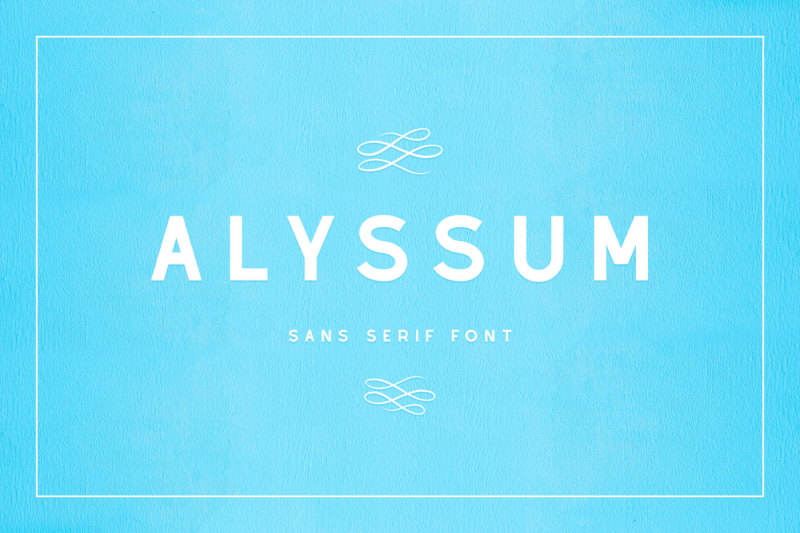 alyssum-sans-serif-font