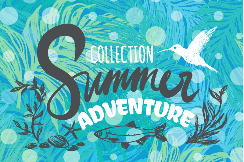 summer-adventure-patterns-amp-elements-collection