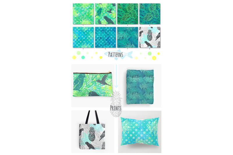 summer-adventure-patterns-amp-elements-collection