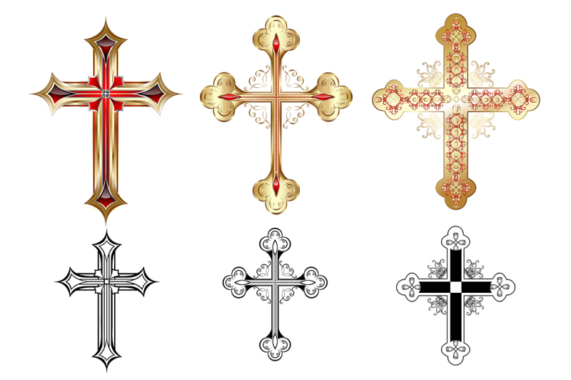 three-gold-cross