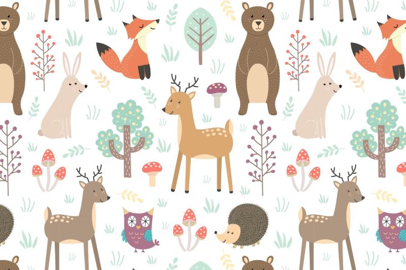 forest-seamless-pattern-amp-elements