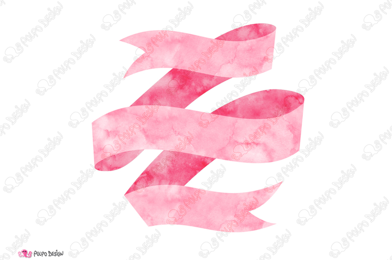 pink-watercolor-banner-clipart