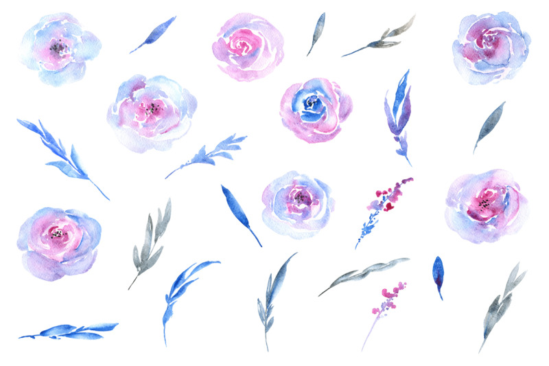 watercolor-pink-amp-blue-flowers-roses
